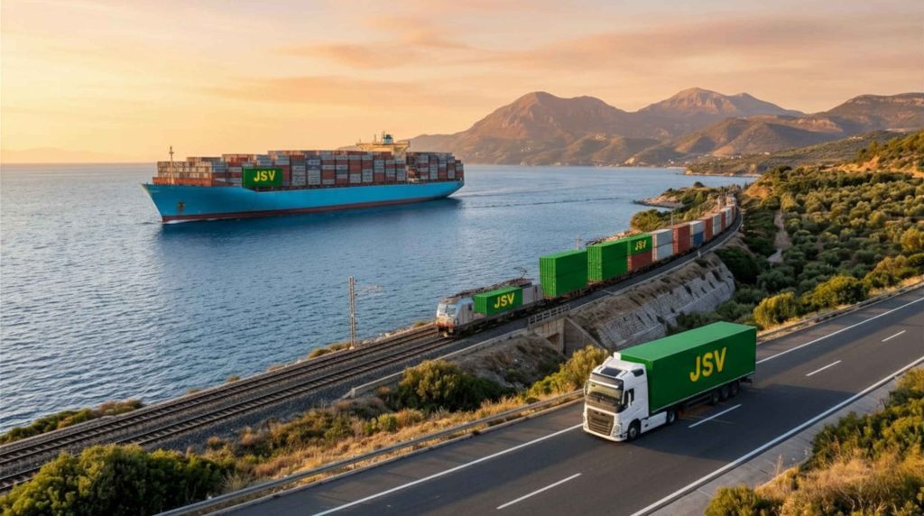 rutas de transporte multimodal internacional